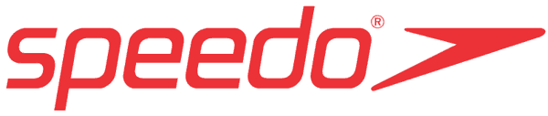 logomarca speedo tecido esportivo vermelho
